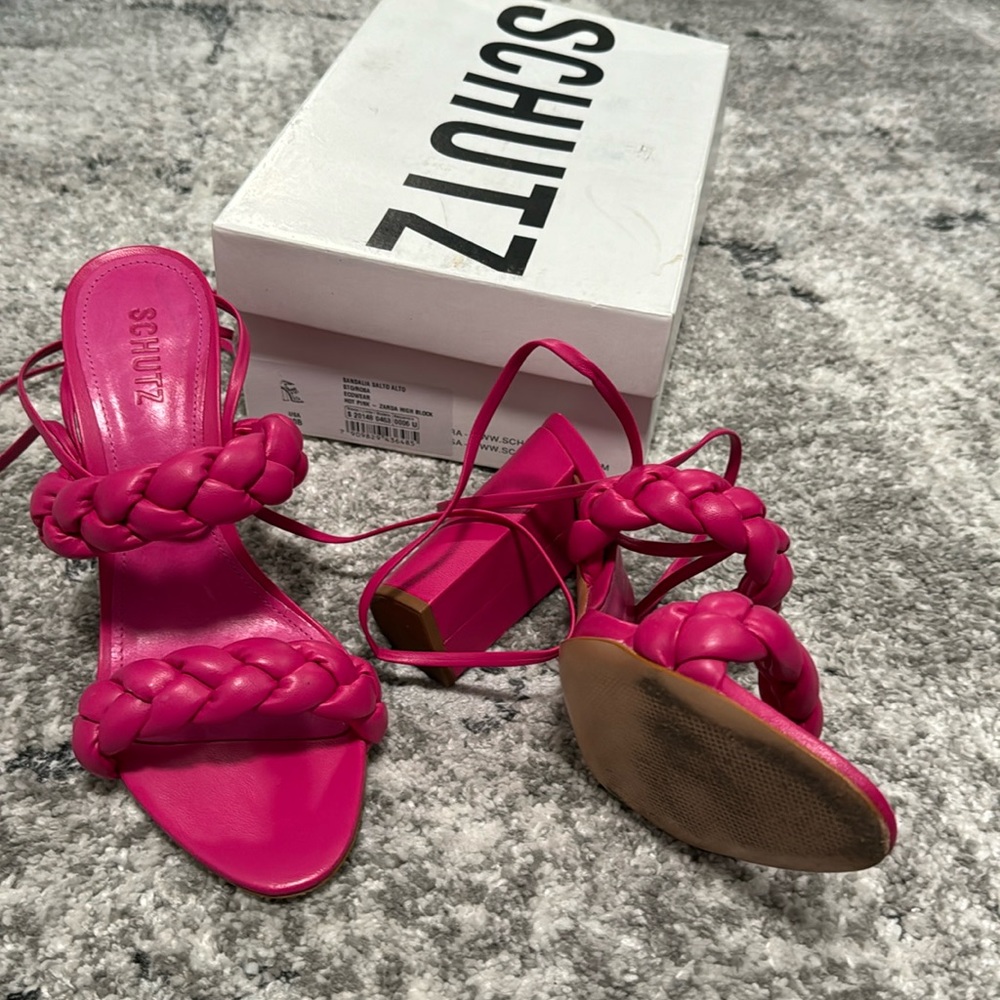 Schutz pink heels